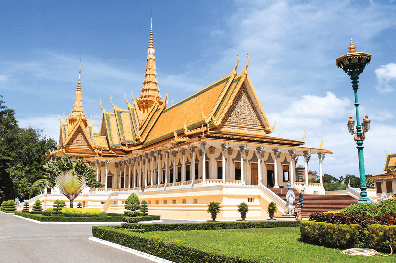 The Royal Palace in Phnom Penh, Cambodia