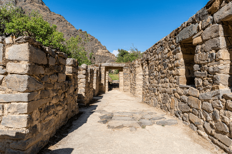 Ollantaytambo, Inca fortress in the Sacred Valley, Cusco, Peru
