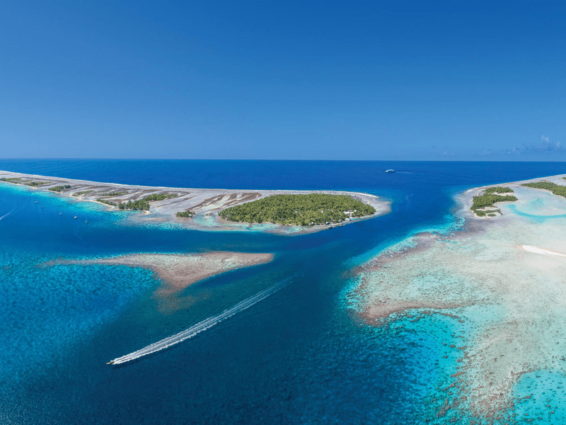 A view in French Polynesia