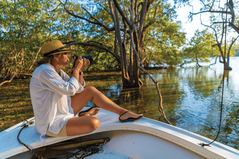 Exploring the Tamarindo mangrove and estuary in Guanacaste.