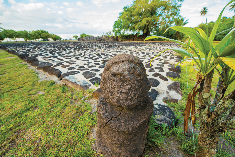 Taputapuatea in Raiatea, French Polynesia