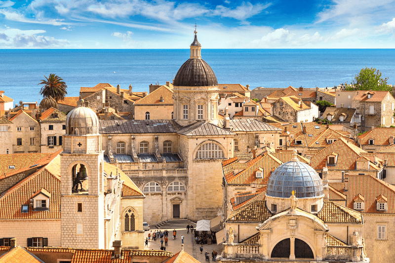 Old city Dubrovnik in a beautiful summer day, Croatia