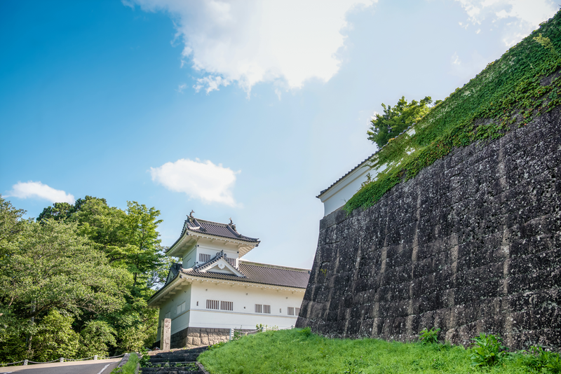 Scenery of the Sendai castle, Japan