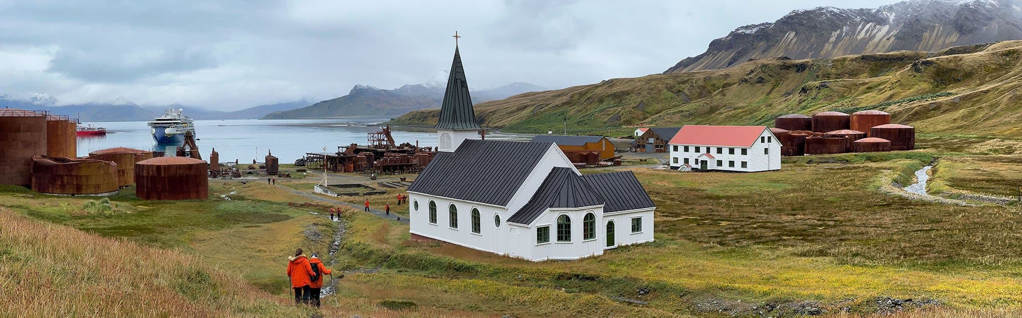 whaling station at south georgia island