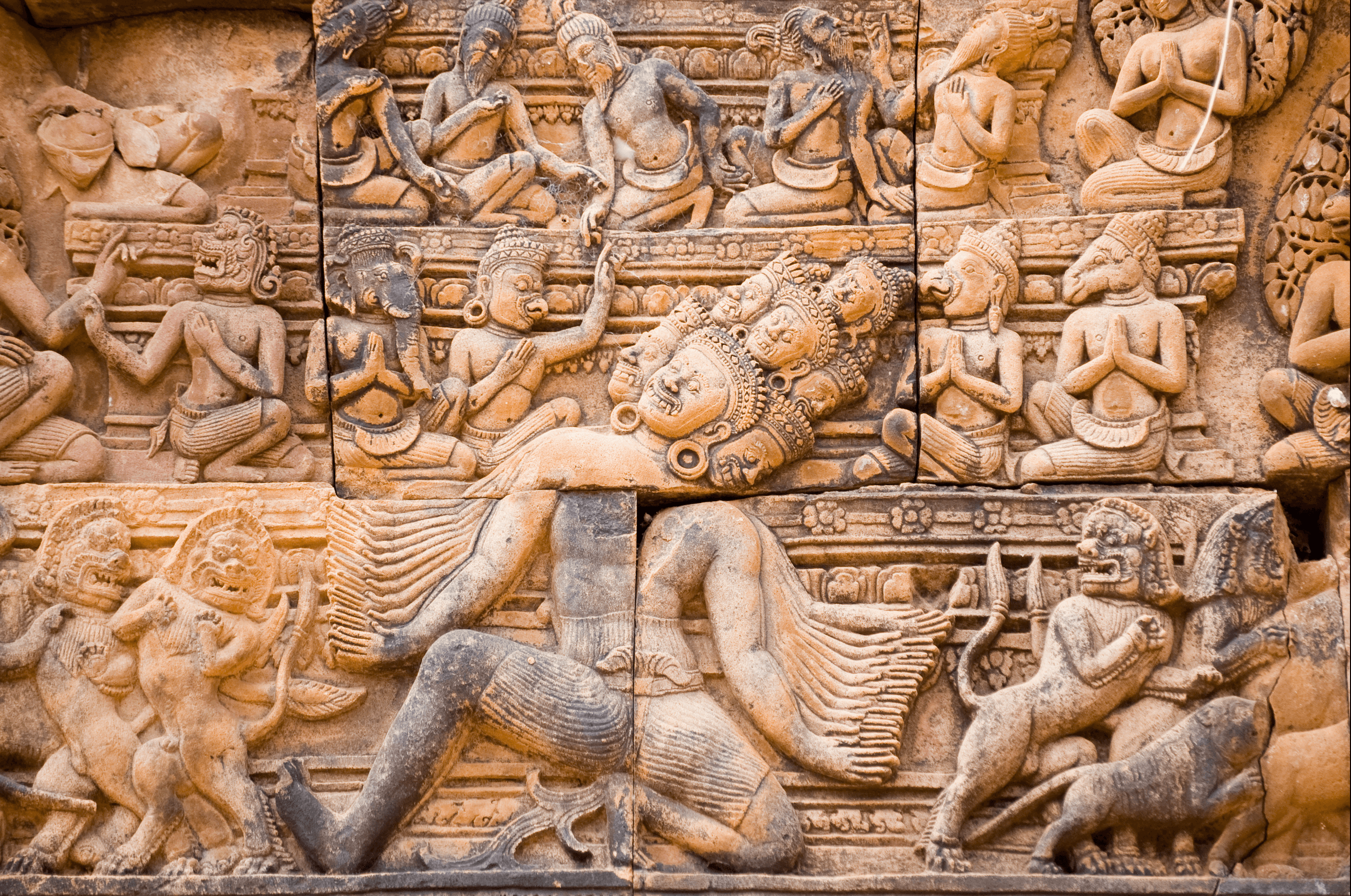 Carving of Hindu Demon on South Library.jpg