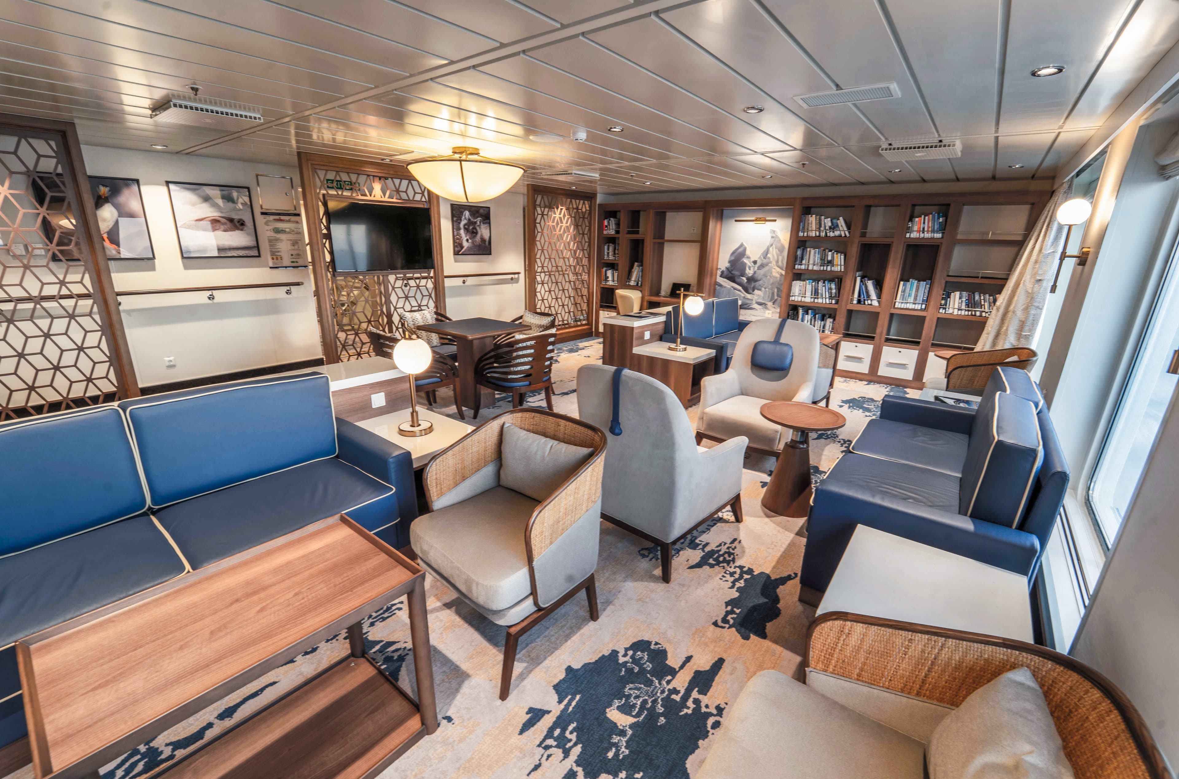 Ship Greg Mortimer Interior - Library - GM009