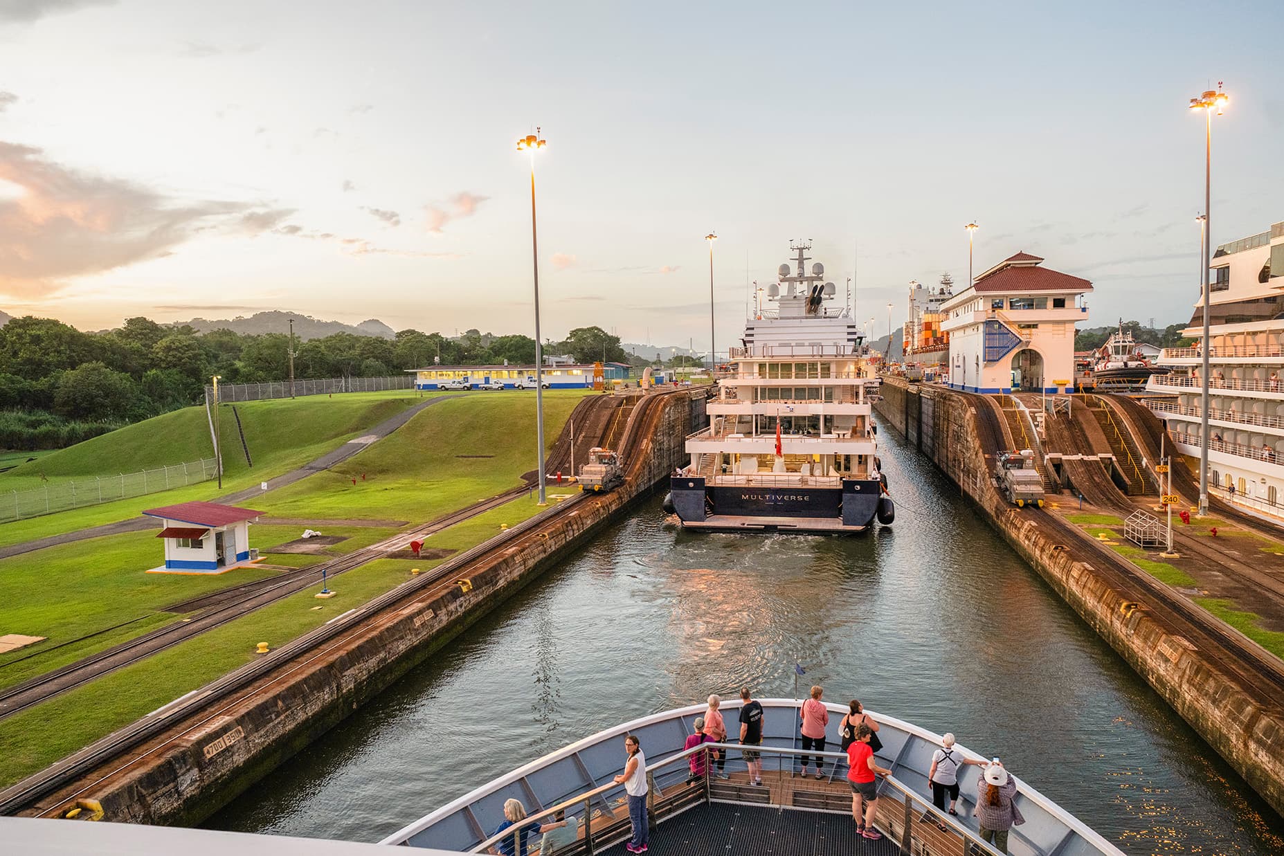 Ship NG Quest Exterior - Panama Canal