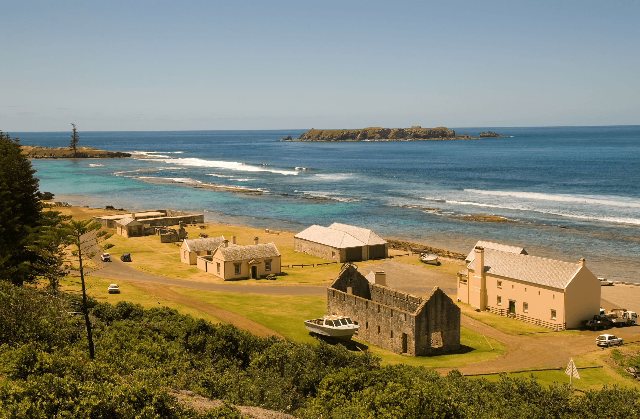 Norfolk Island Penal Colony on Shore.jpg