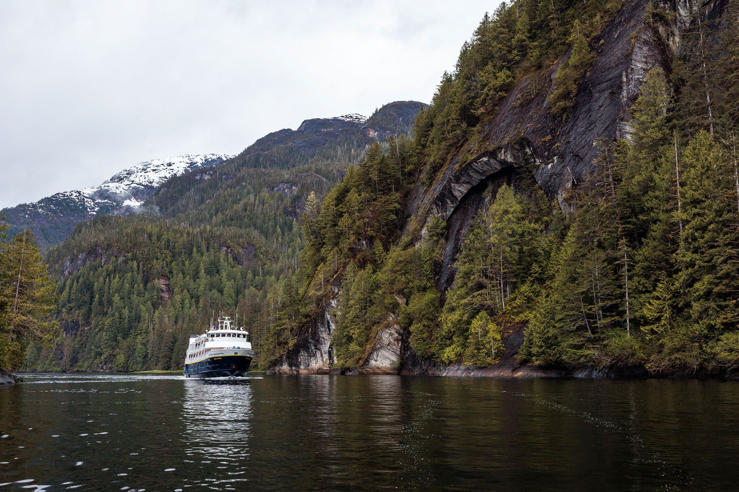 National Geographic Sea Bird ship in Alaska