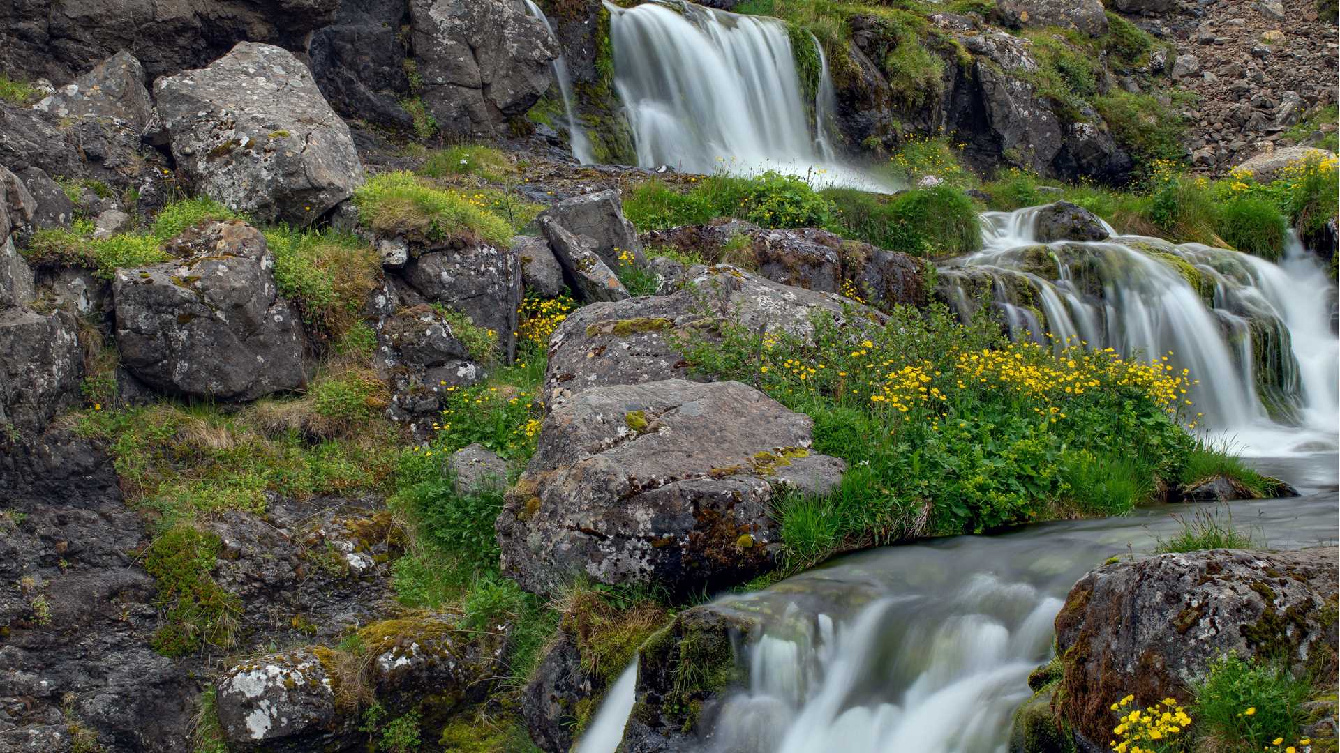 Dynjandi Waterfall and Geirþjófsfjörður 