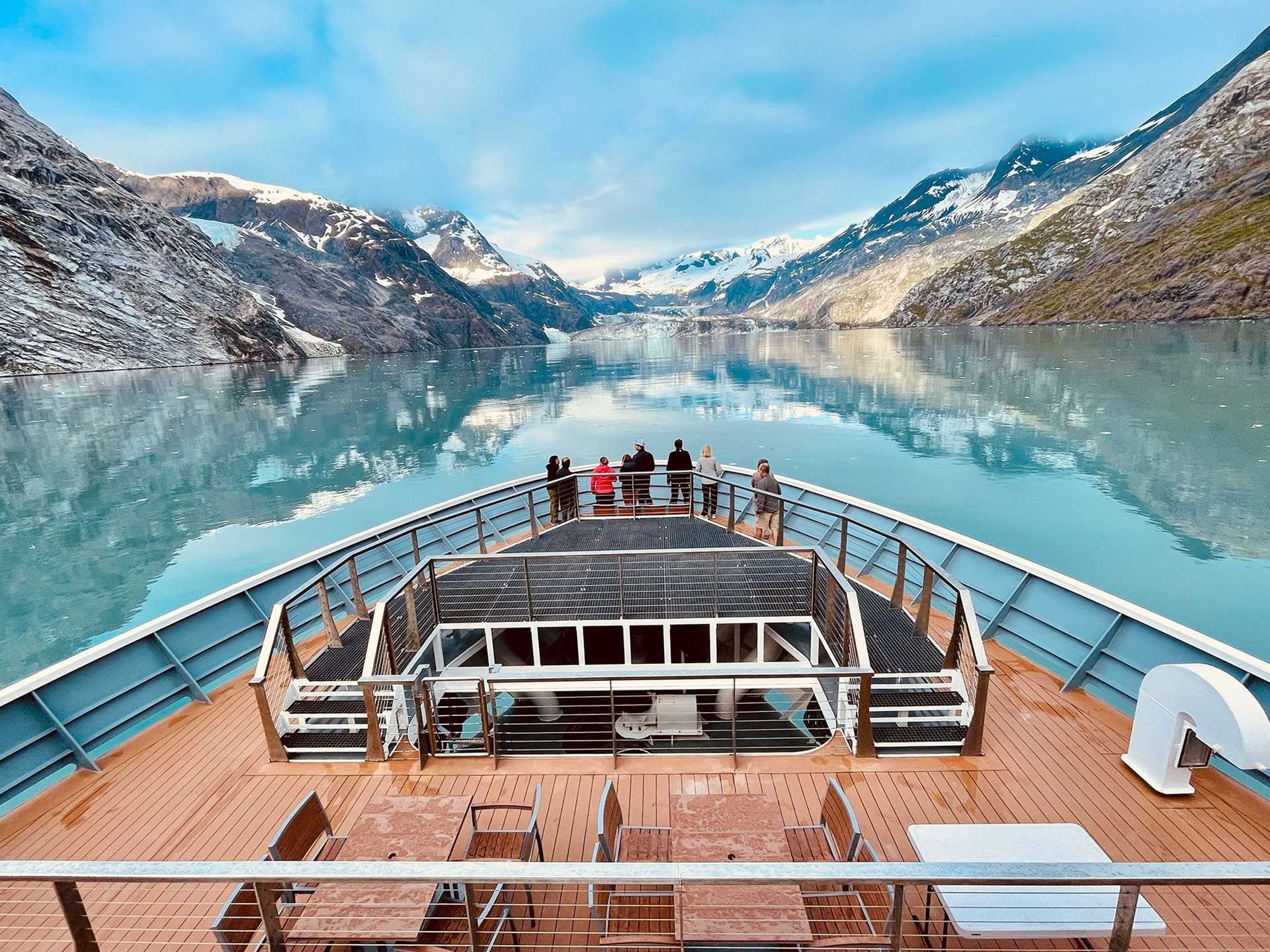 alaska from the deck of National Geographic Venture