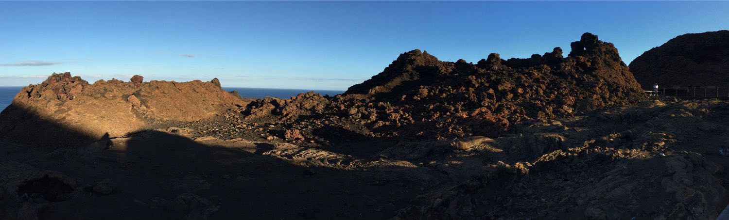 panoramic photo of spatter cone
